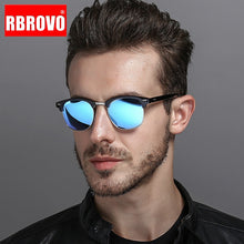 Load image into Gallery viewer, RBROVO 2019 Semi-Rimless Brand Designer Sunglasses Women/Men Polarized UV400 Classic Oculos De Sol Gafas Retro Eyeglasses