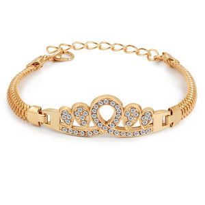 ZOSHI Brand Opal Stone Bracelet & Bangle New Fashion Crystal Jewelry Women Wedding Handmade Charm Golden Plated Bracelet