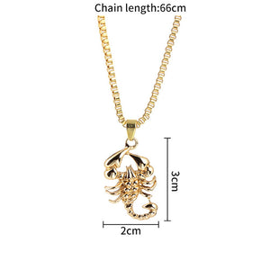 Fashion Cool Men Women Party Jewelry Scorpions Hip-hop Unisex Pendant Necklace Gift