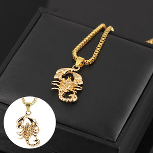 Fashion Cool Men Women Party Jewelry Scorpions Hip-hop Unisex Pendant Necklace Gift