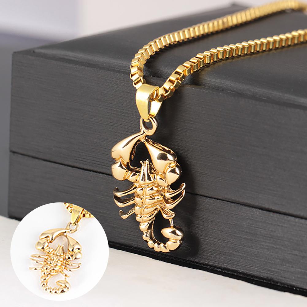 Fashion Cool Men Women Party Jewelry Scorpions Hip-hop Unisex Pendant Necklace Gift