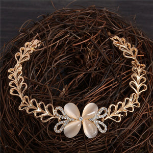 ZOSHI Brand Opal Stone Bracelet & Bangle New Fashion Crystal Jewelry Women Wedding Handmade Charm Golden Plated Bracelet