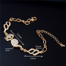 Load image into Gallery viewer, MISANANRYNE  Gold Color Cat Eye Lovely Fox Beautiful Chain Bracelet Jewelry Wholesale