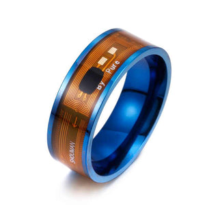 Fashion Men's Smart Ring Magic Wear NFC Ring Finger Digital Ring for Android phones with functional couple stainless steel ring