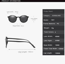 Load image into Gallery viewer, 2019 Women Polarized Round Sunglasses Retro Vintage UV400 Driving Steampunk Eyewear Male Small Sun Glasses Gafas Ciclismo