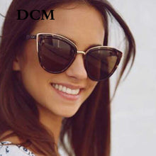 Load image into Gallery viewer, DCM Cateye Sunglasses Women Vintage Gradient Glasses Retro Cat eye Sun glasses Female Eyewear UV400